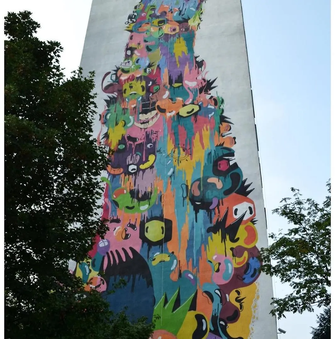 Apartament Street Art Zaspa - Wsrod Murali Apartment Gdansk